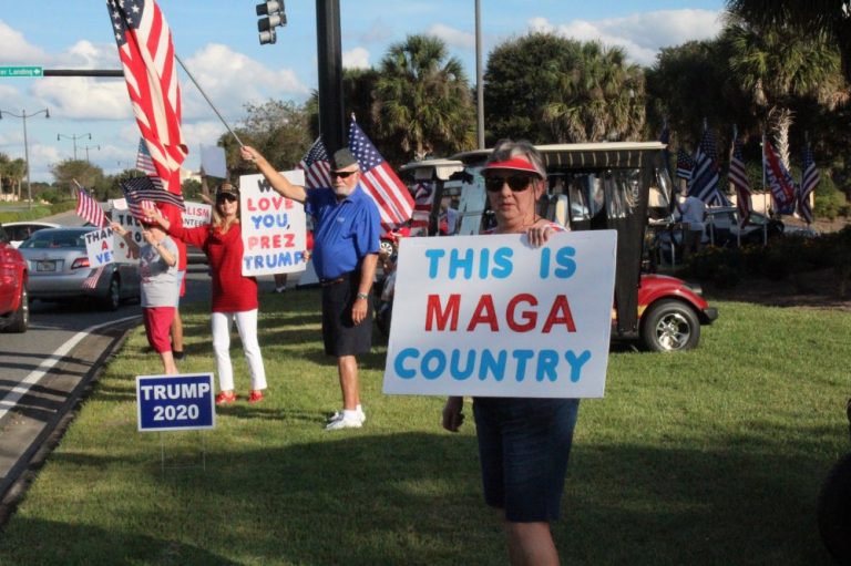 Villagers for Trump show support for president as impeachment hearings kick off