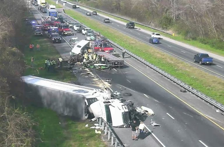 Sumter County rescuers lauded for efforts after semis collide on Turnpike