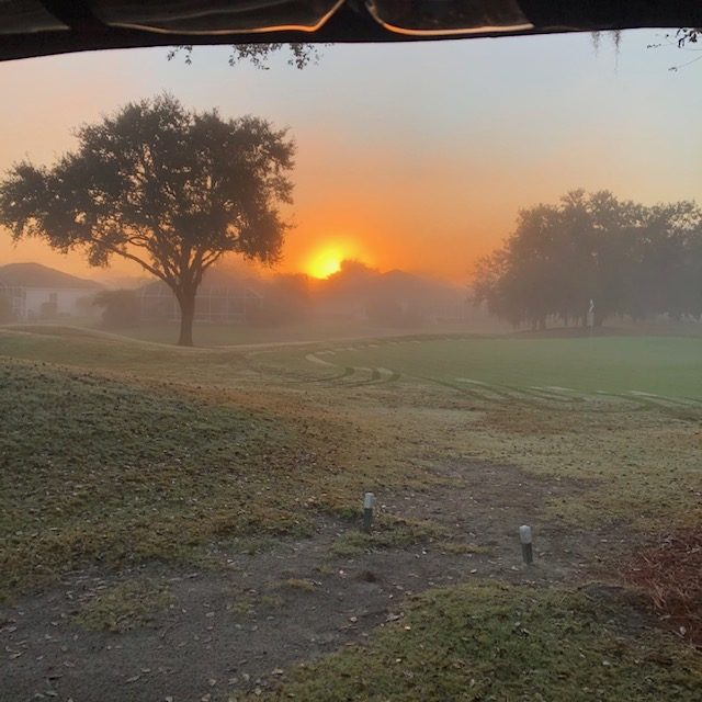 Fog Morning at Hole Three at Tierra Del Sol