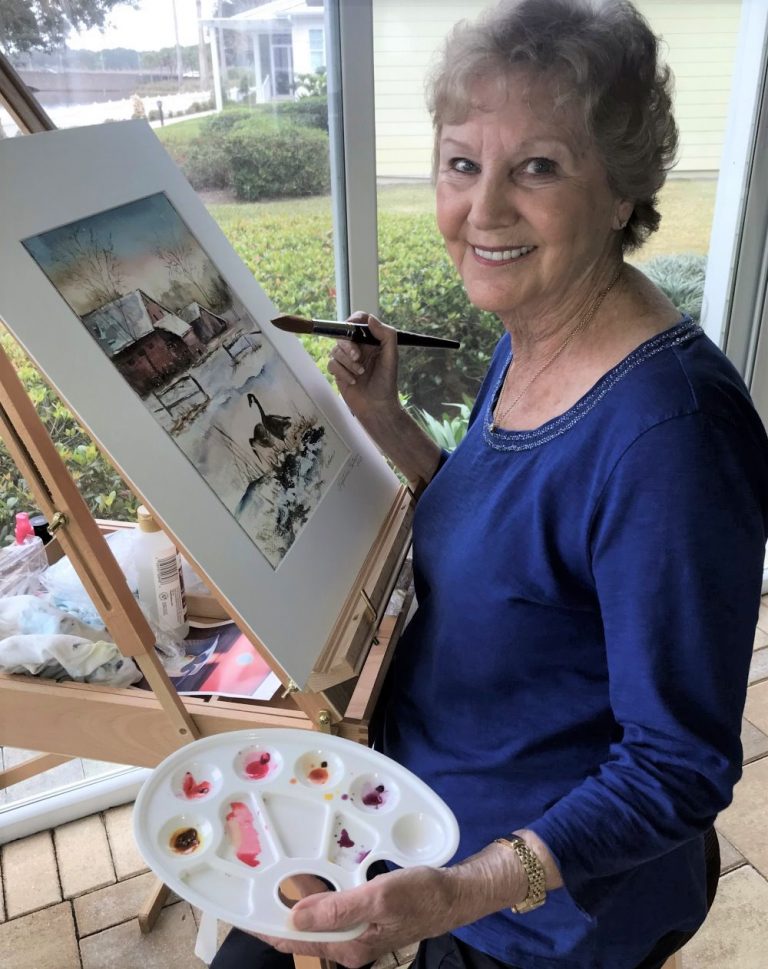 Talented Villager finds expression in her renewed pursuit of art