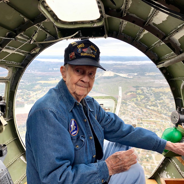 94-year-old Villager thrilled to fly in B-17 for first time since WWII