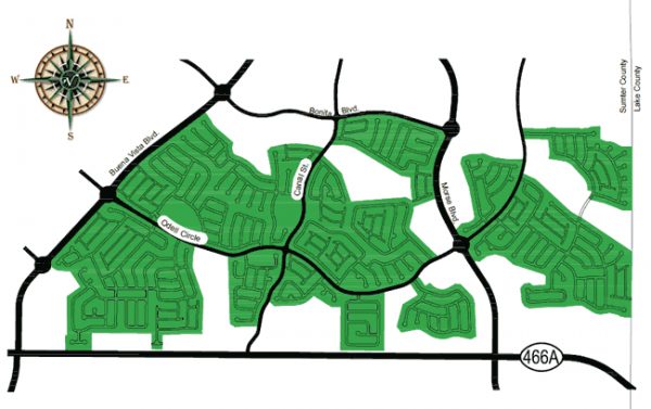 A map of Community Development District 7
