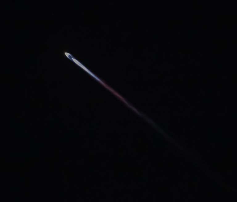 SpaceX Launch As Seen From Village of Fenney
