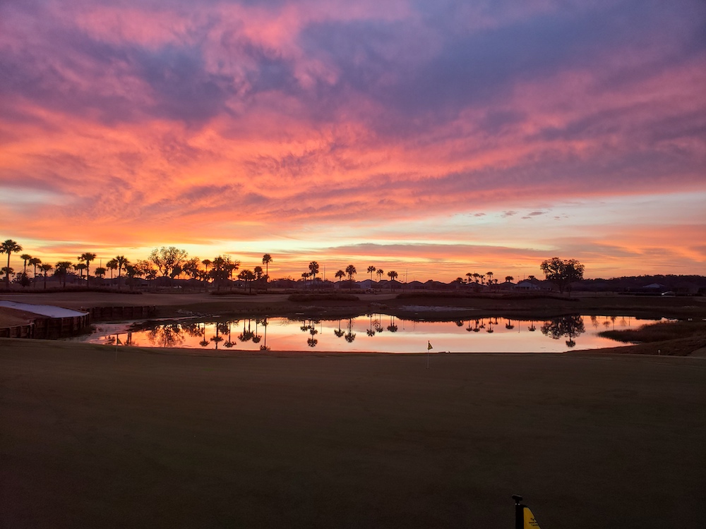 Sunrise at Longleaf Executive Course Hole #1