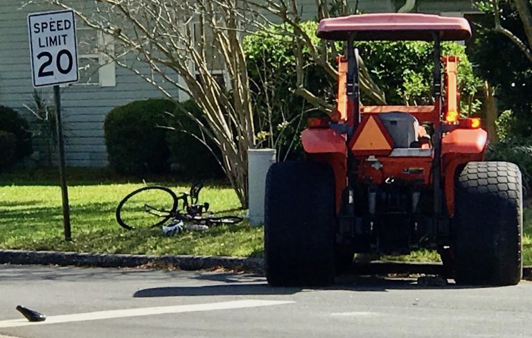 Bicyclist injured in crash with tractor on Morse Boulevard in The Villages