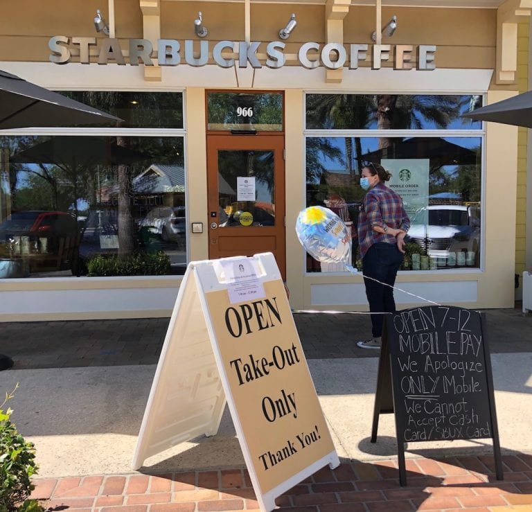 Starbucks reopens at town square as other restaurants prepare to welcome diners
