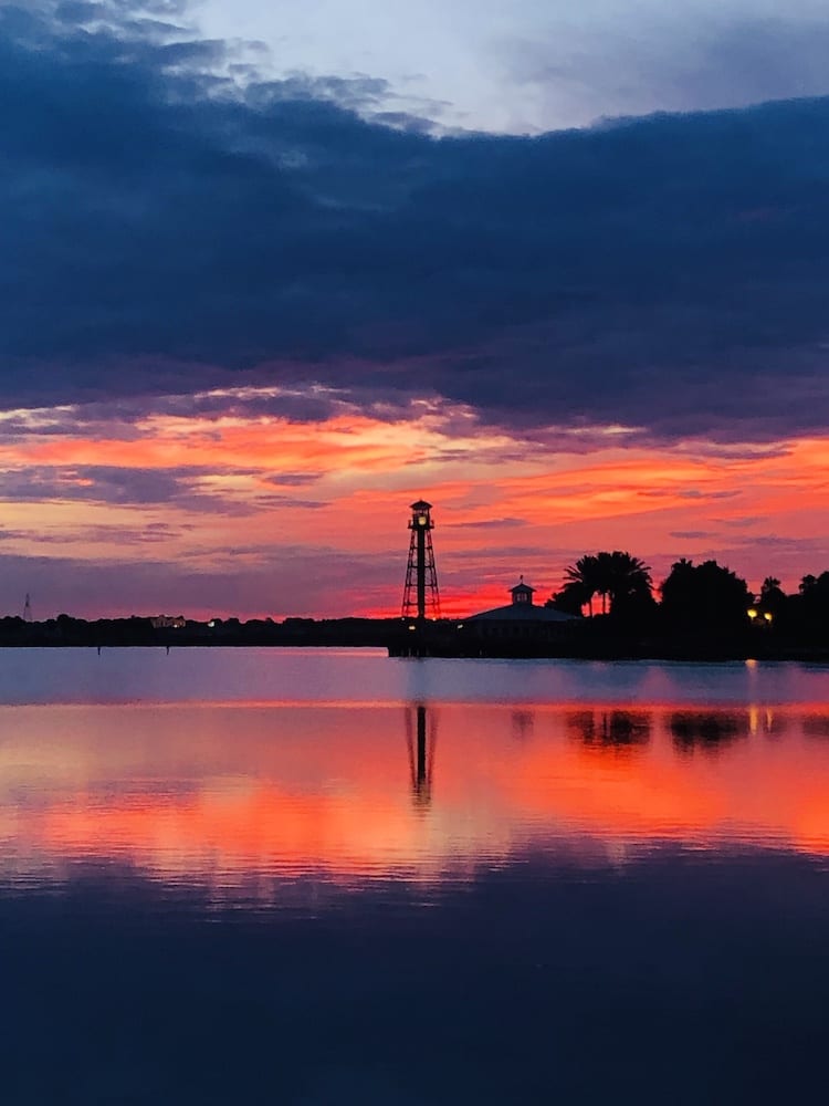 Colorful Morning Glow At Lake Sumter Landing Villages News Com