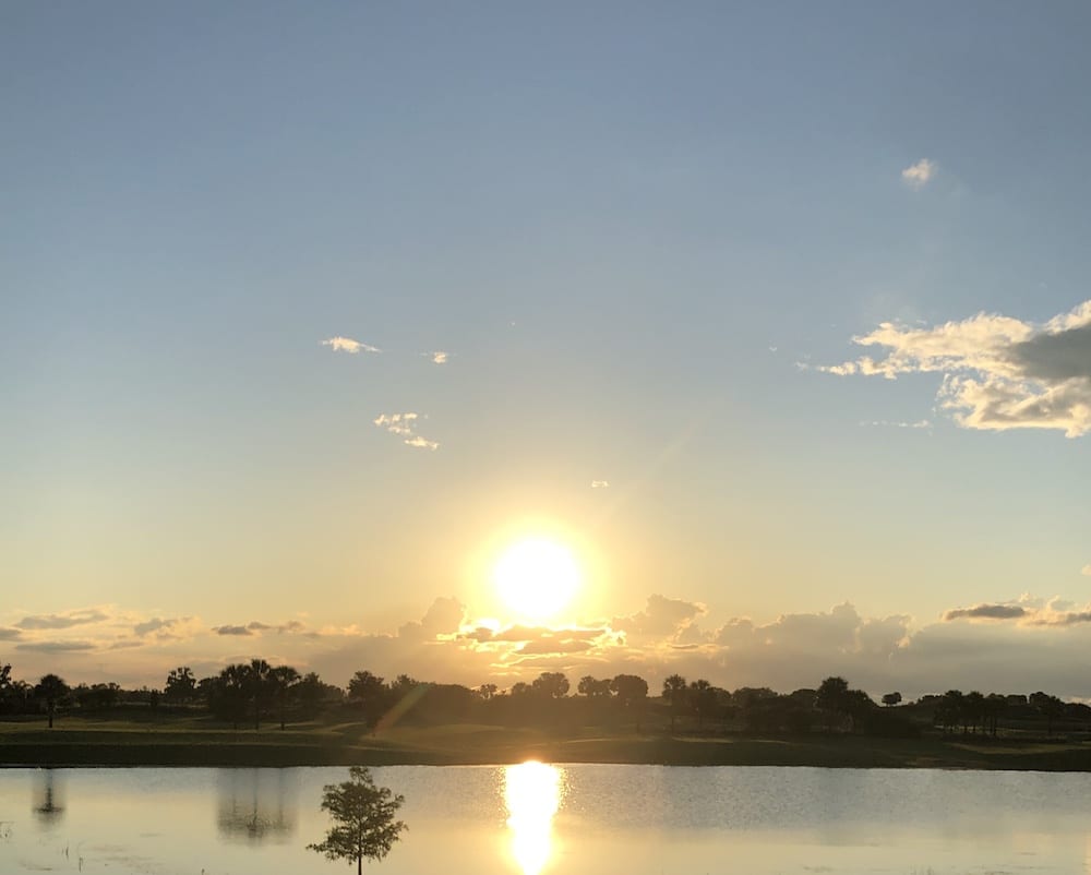 Sunset Over Belle Glade Country Club