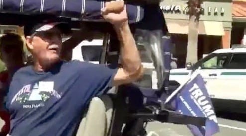 Villagers for Trump distances itself from man yelling ‘White power’ in video