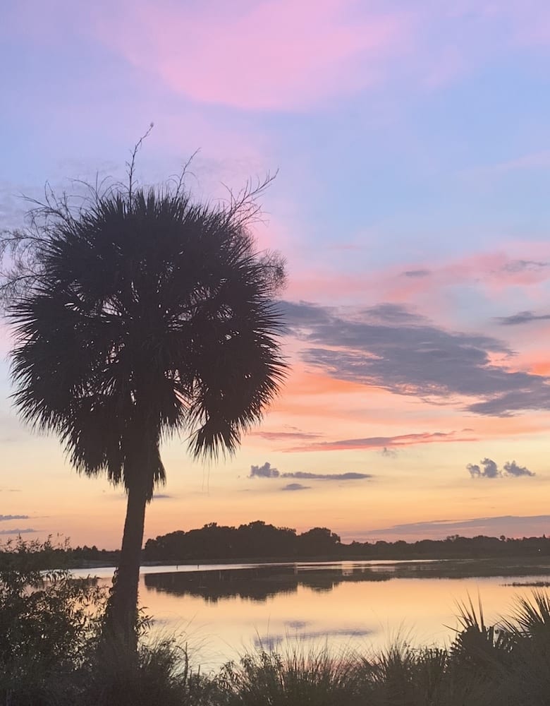 Beautiful Sunset At Sunset Park
