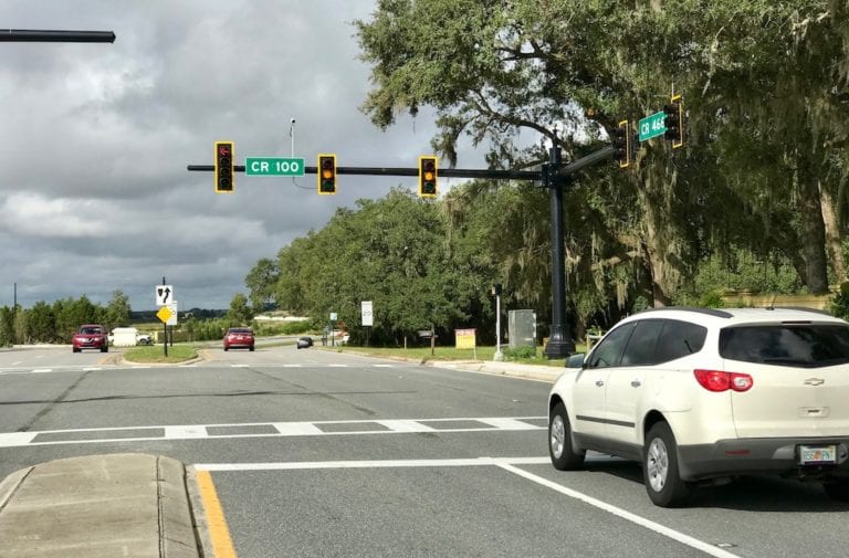 New traffic signal on County Road 466 to be activated Wednesday