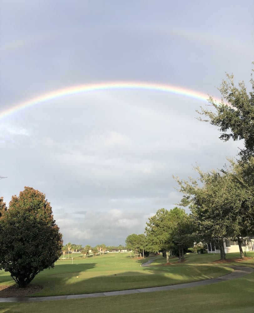 Double Rainbow Over Havana Country Club In The Villages