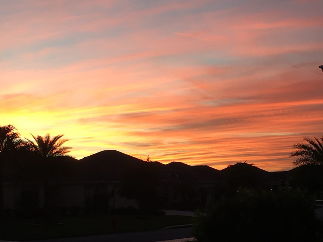 Waves Of Sunset Over The Village Of Charlotte