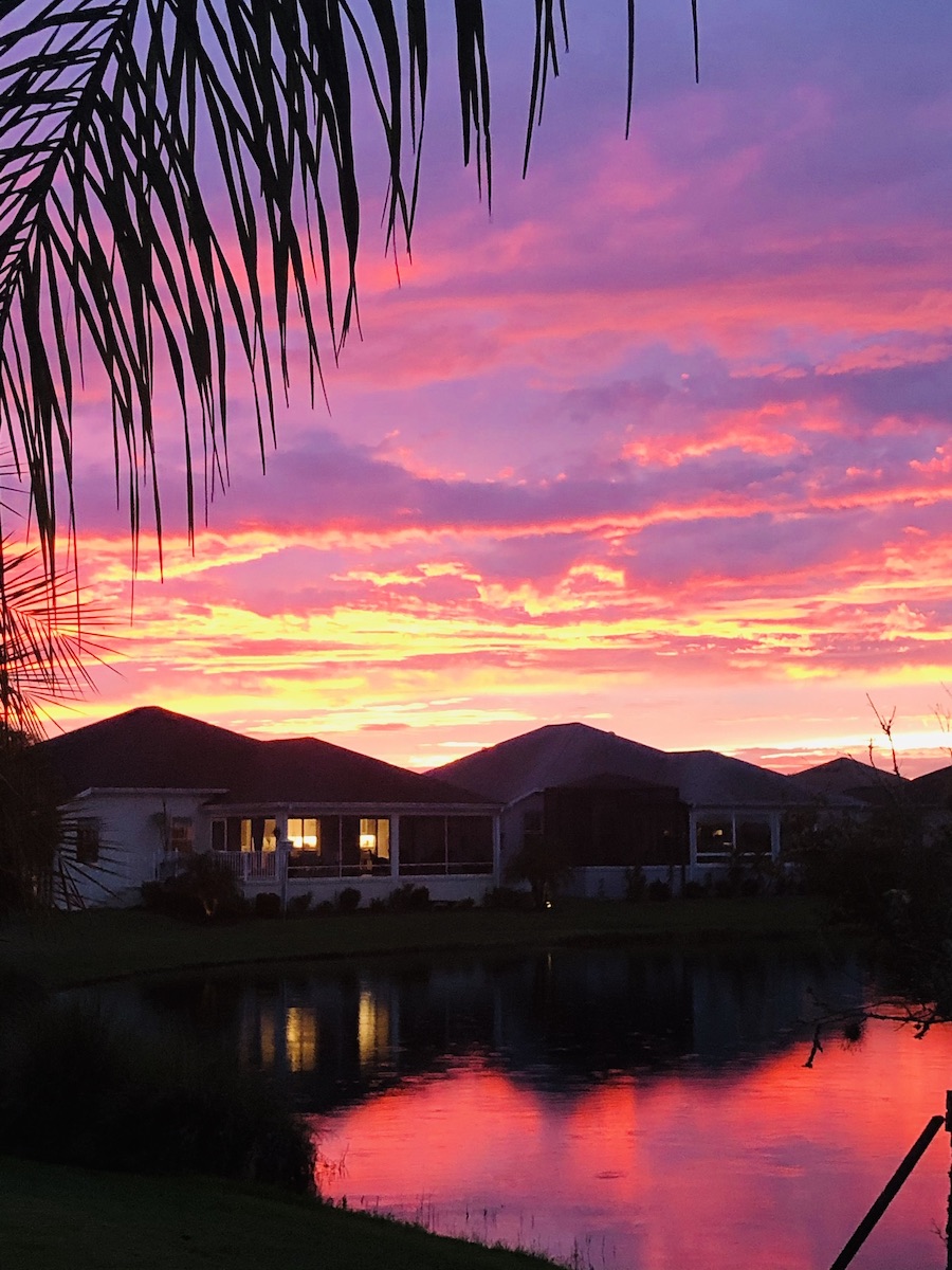 Beautiful Sunset In The Village Of Hillsborough