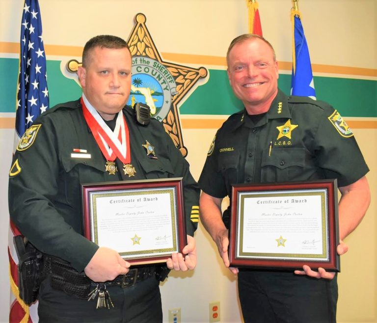Lake County sheriff’s deputy lauded for saving lives of two area residents