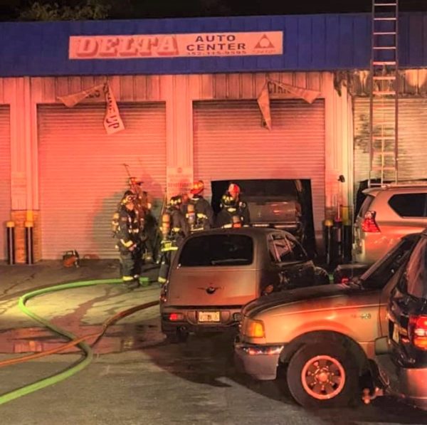 Delta Auto Center fire 2
