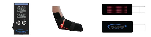 Pulsed Neurocare Ankle High 240 is the most advanced powerful and affordable Class ll LED podiatry boot system on the market