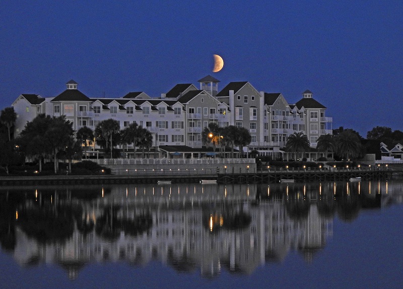 Lunar Eclipse Over Lake Sumter
