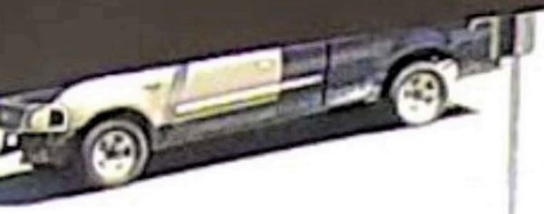 Pickup used in catalytic converter theft Pickup used in catalytic converter theft