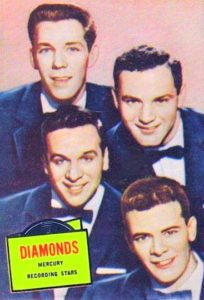 The Diamonds in 1957