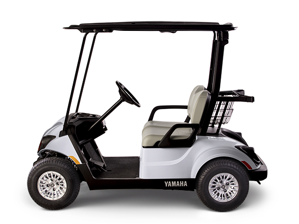 White Yamaha Golf Cart