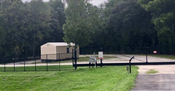 This security fence behind Lady Lake Town Hall cost the town about 25000 a decade ago