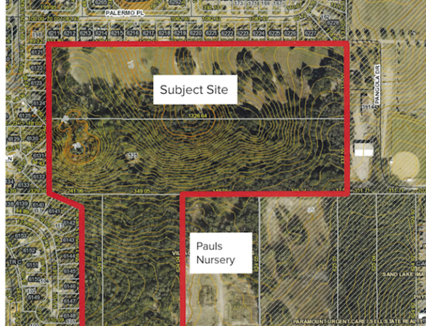 This map shows the location of the propsosed development This map shows the location of the propsosed development