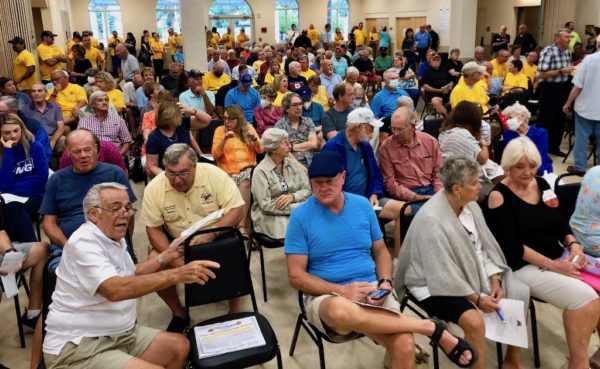 A big crowd turned out for Wednesdays ambulance committee meeting A big crowd turned out for Wednesdays ambulance committee meeting