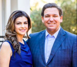 Gov. Ron DeSantis with his wife Casey Gov. Ron DeSantis with his wife Casey