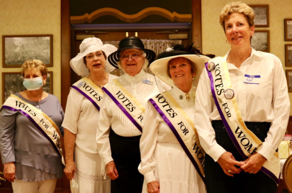 Local Daughters of the American Revolution were present from from left Jan Hancharick Margie Steele Linda Marcotte Ann Fagan and Teri Gray. Local Daughters of the American Revolution were present from from left Jan Hancharick Margie Steele Linda Marcotte Ann Fagan and Teri Gray.