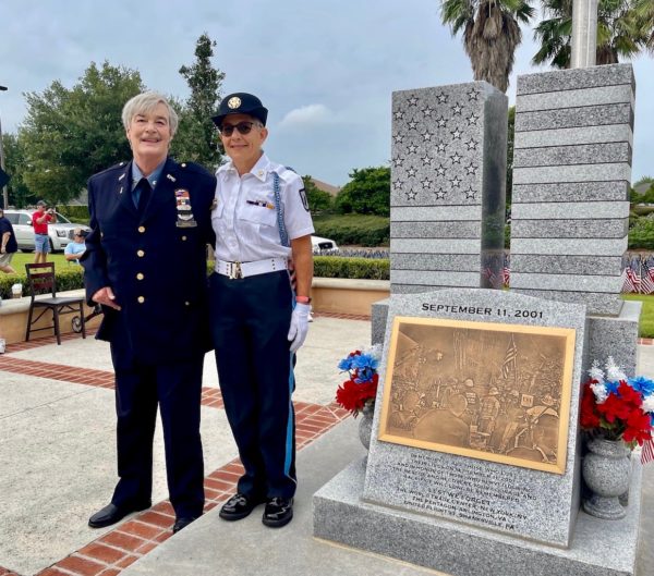 Bob and Debbie Perina at the Sept. 11 remembrance event in The Villages