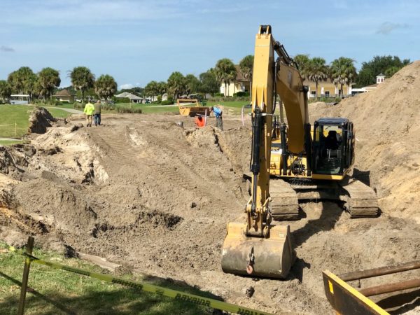 Repair work is taking place at the Pimlico Executive Golf Course. Repair work is taking place at the Pimlico Executive Golf Course.