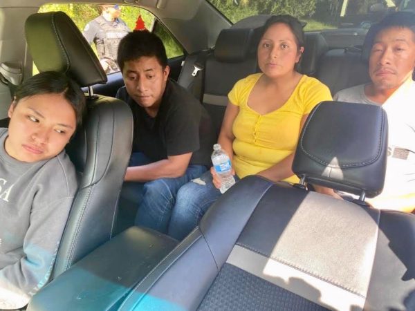 Four people from Guatamala and Mexico were in a car stopped in Sumter County driven by a human smuggling suspect