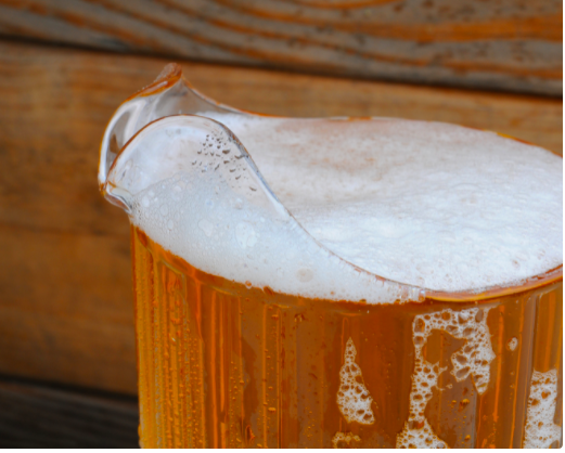 Pitcher of draft beer
