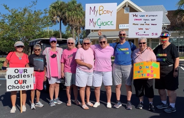 Villagers took place Saturday in the Womens March in The Villages Villagers took place Saturday in the Womens March in The Villages