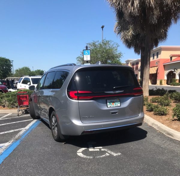 Handicapped parking at Southern Trace Plaza