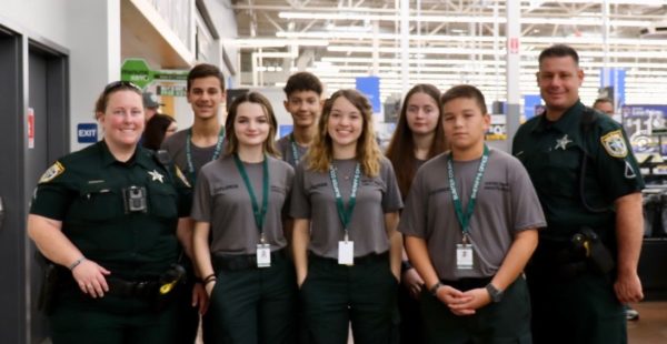 Deputies Holly Eckstein and Robbie Hansen Explorer Program Advisors to the SCSO new Explorer unit with some of the new groups members