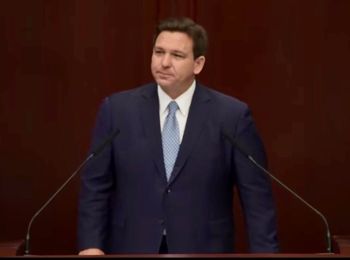Gov. Ron DeSantis at Tuesdays State of the State Address