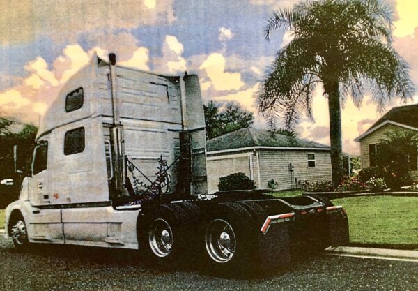 This photo of the truck partked at 1721 Mountville Court was submitted as evidence at Fridays public hearing.