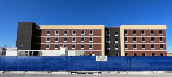 Brisk progress is being made at the new Home 2 Suites hotel at Trailwinds Village in Wildwood Brisk progress is being made at the new Home 2 Suites hotel at Trailwinds Village in Wildwood