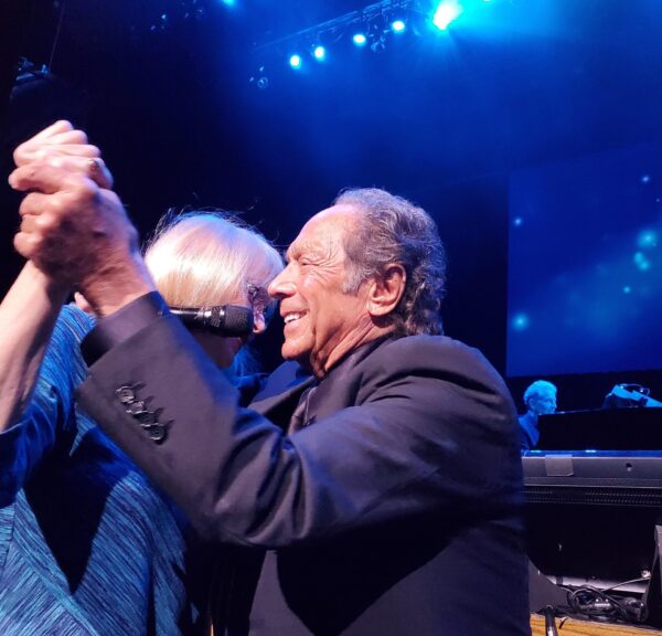 Villager Lynda Ruter got a chance to dance with the legendary Paul Anka Saturday night at The Sharon Villager Lynda Ruter got a chance to dance with the legendary Paul Anka Saturday night at The Sharon
