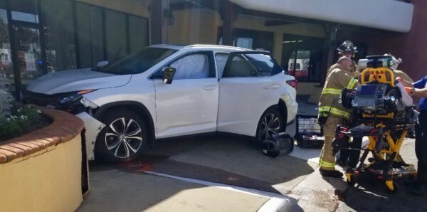 This 2017 Lexus RX 350 driven by 89 year old Wilfred Maybee when he struck two pedestrians