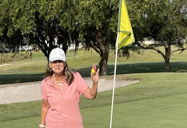 Heidi Pearl of the VIllage of Bonita got a hole in one on Sunday
