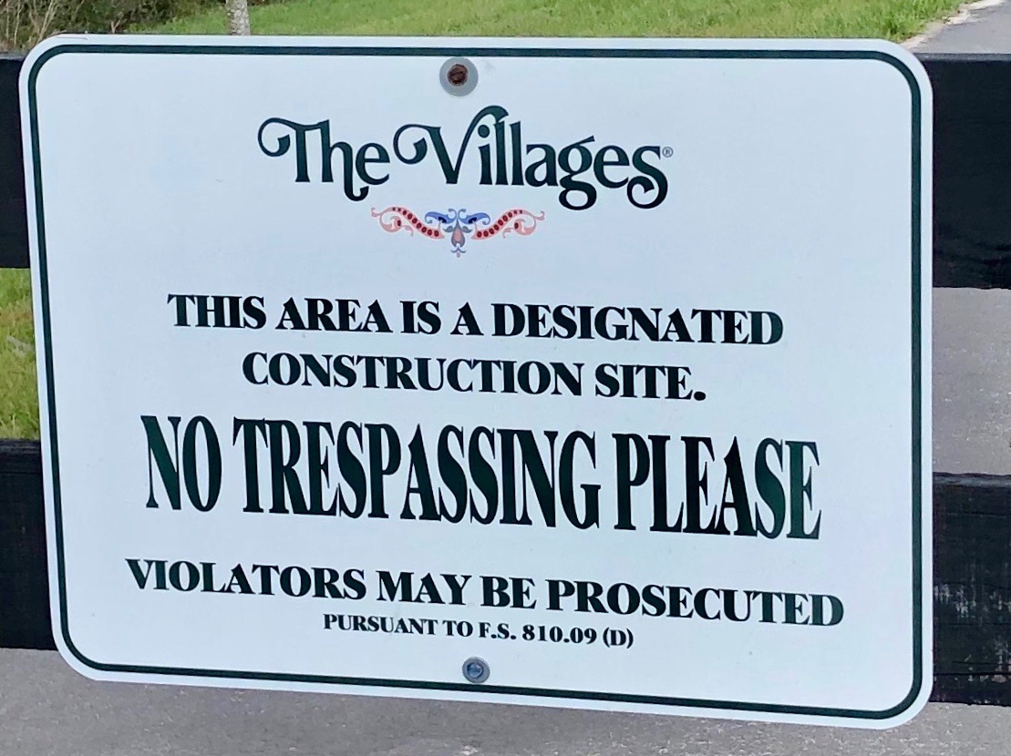 No Trespassing