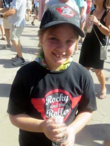 Shes only 9 but Brielle Rodriguez digs Rocky and the Rollers