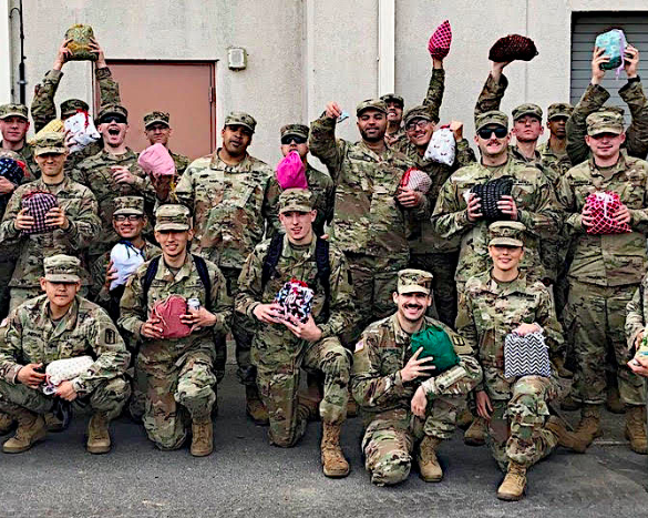 Featured Image Soldiers are thrilled to receive care packages through Operation Shoebox