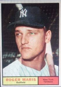 Roger Maris 1961 Topps baseball card
