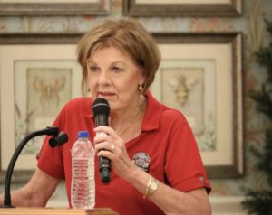 Sumter County Commissioner Roberta Ulrich speaks at Thursdays candidate forum