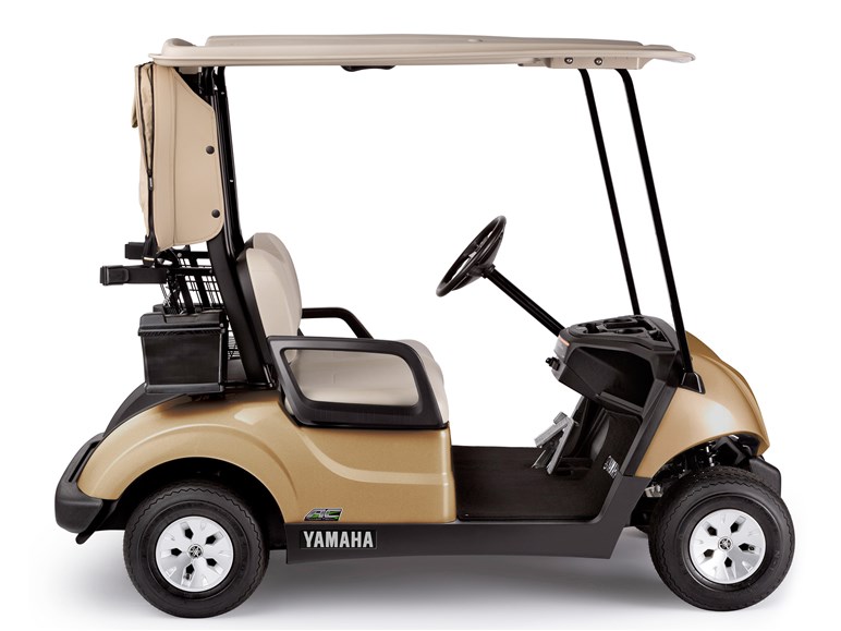 Beige Yamaha Golf Cart
