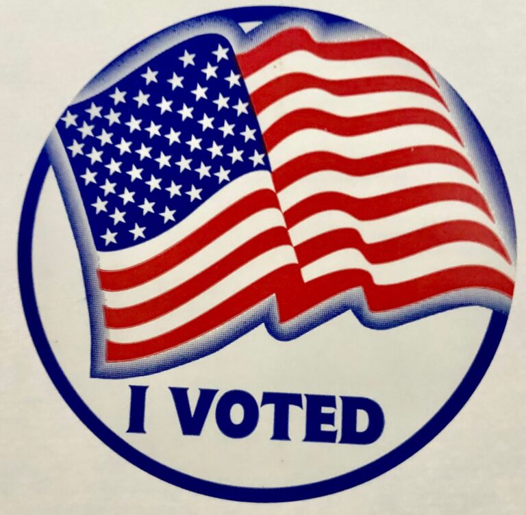 I voted
